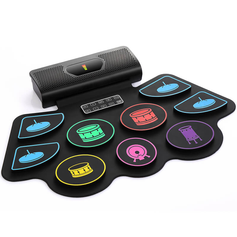 Mobie Electronic Drum Pads with Build-in Dual Stereo Speaker RD93C