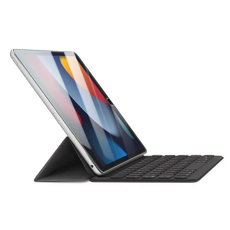 Full Screen HD Super Clear Tempered Glass Set Screen Protector Compatible with iPad 7th/8th/9th 10.2