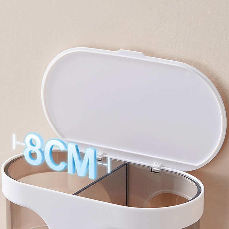 Mobie Wall Mounted Cup Holder for Hygienic Storage and One Handed Dispensing E1907
