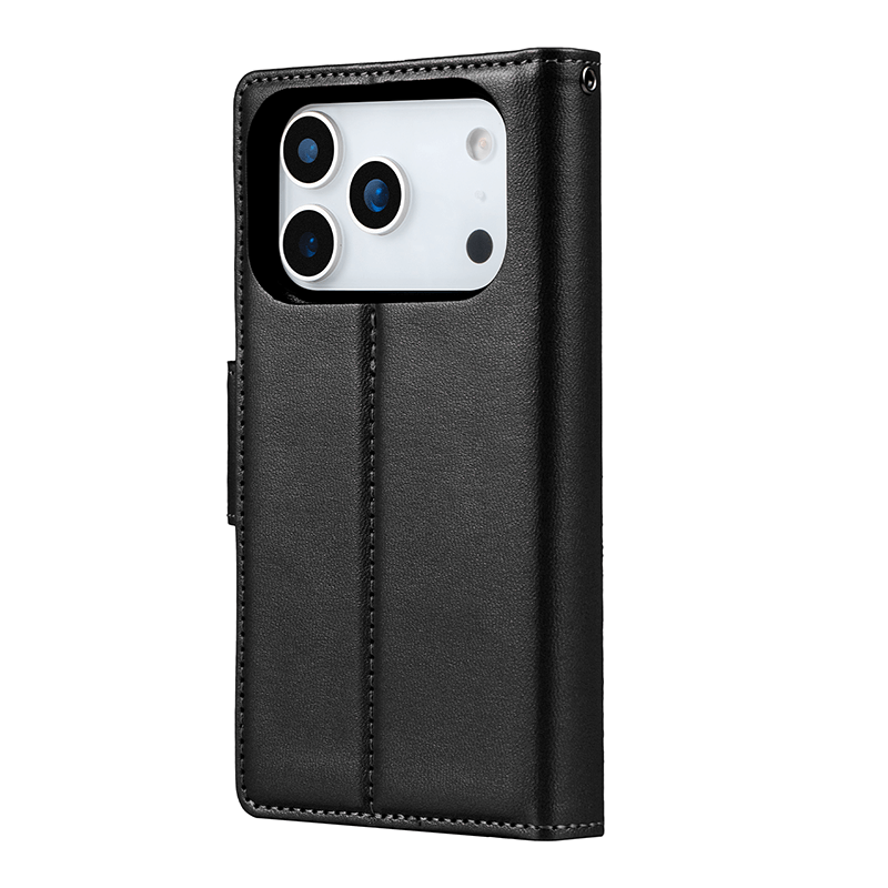 iPhone 17 Pro Hanman Miro Leather 2-in-1 Wallet Case with Magnetic Back