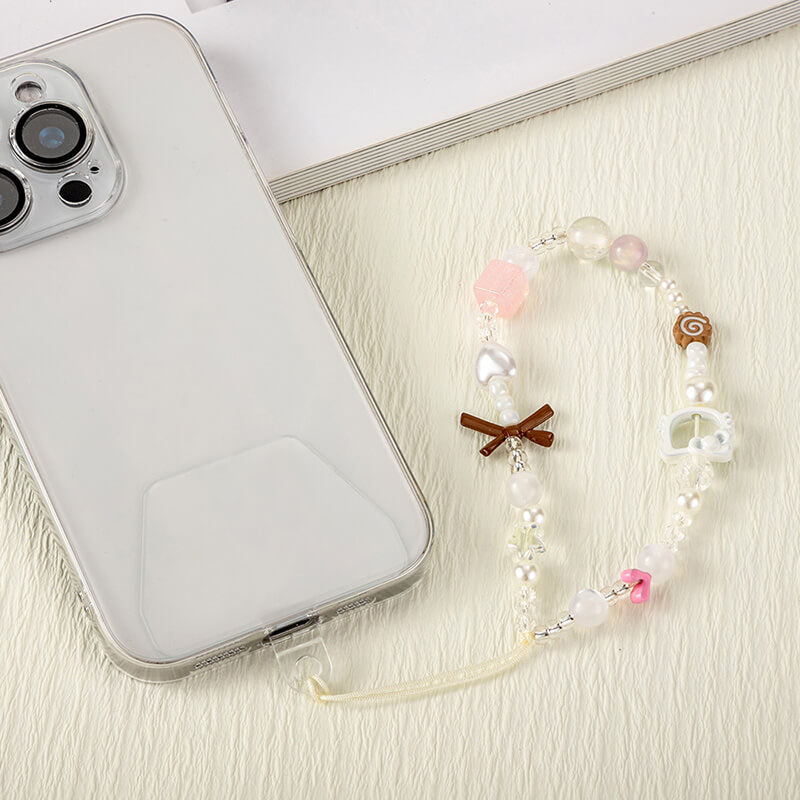 Mobie Cute Cat Phone Chain Anti-Drop Wrist Lanyard 17.5cm