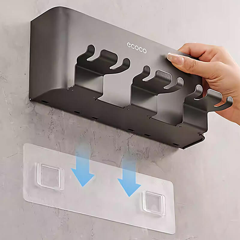 Mobie Wall Mount Toothbrush Holder with Cup Organizer E24081