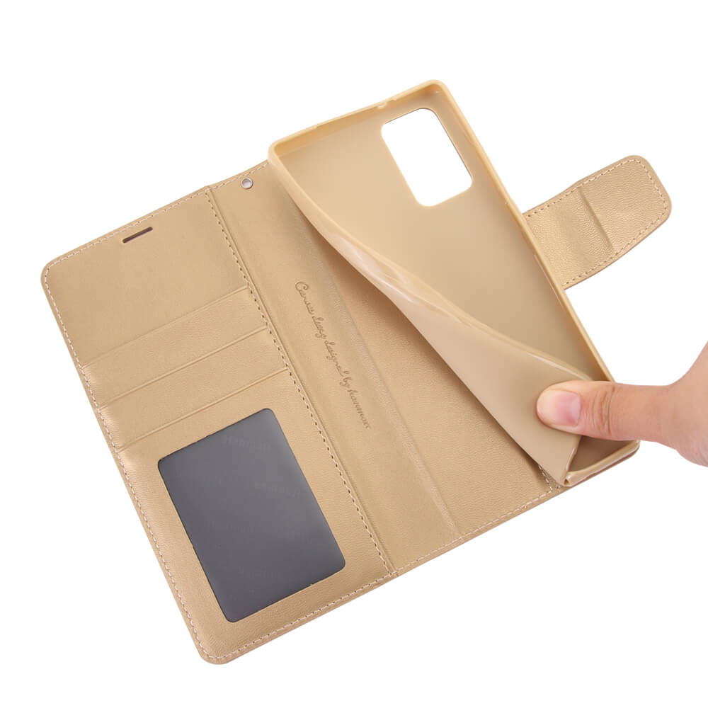 Samsung Galaxy Note 10 2019 Hanman Mill Series Leather Wallet Flip Case