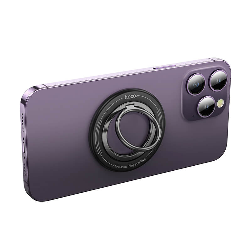 hoco. N52 Magnetic Phone Ring Stand with 360° Rotating & Kickstand GH3