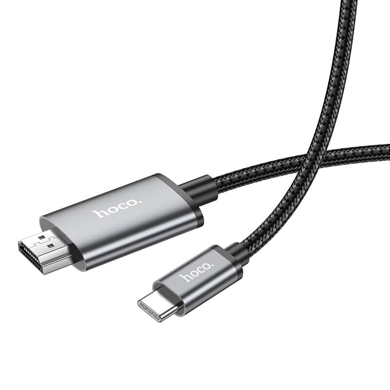 hoco. USB-C to HDMI 4K Video Cable for Laptops & Tablets 2M/6.6ft