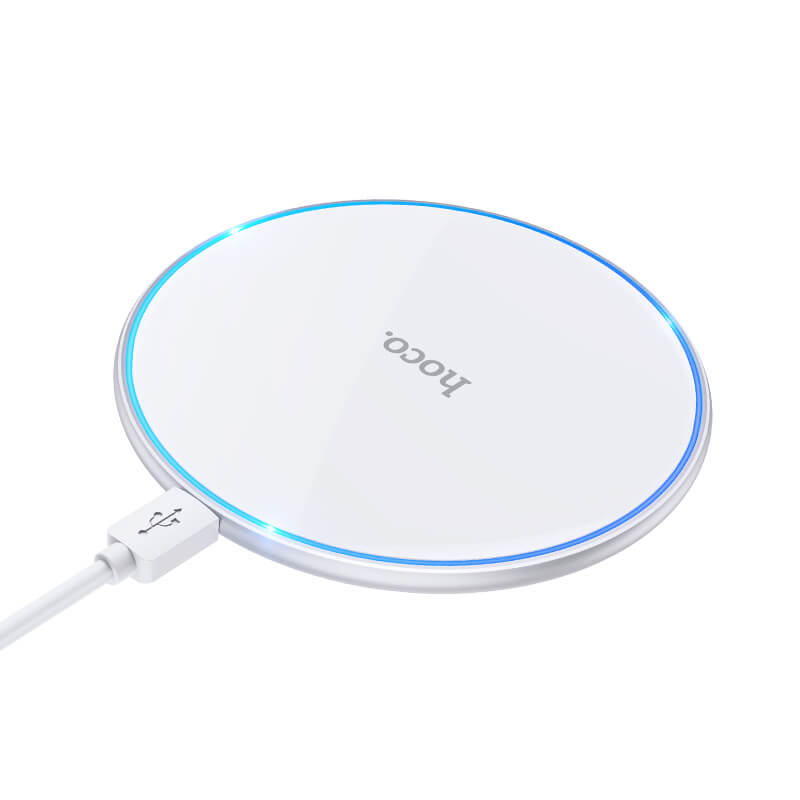 hoco 15W Ultra-Slim Wireless Fast Charger with LED Light CW6 Pro