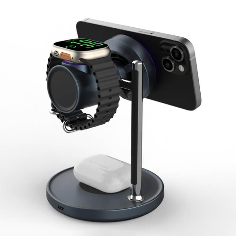 Coteci 25W 3-in-1 Fast Wireless Charger with Cooling Fan BS-025