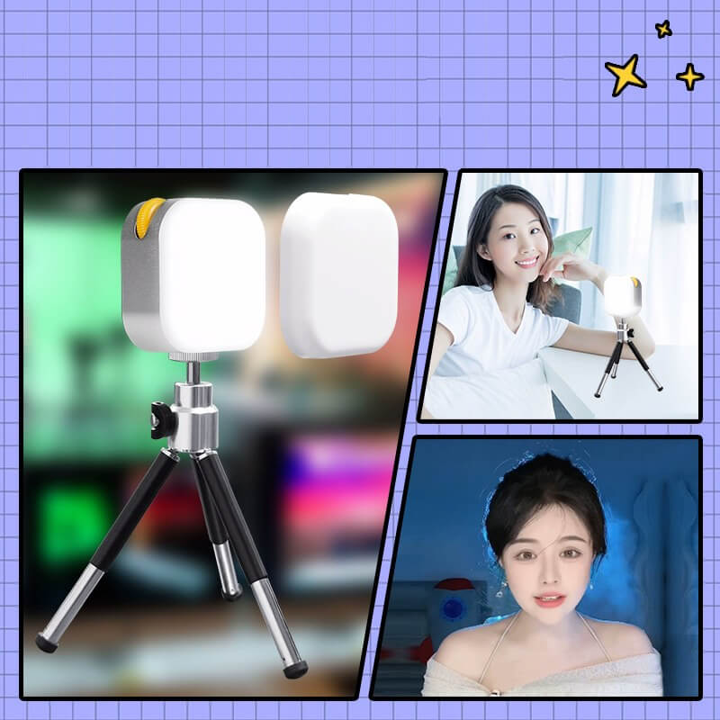 Mobie Portable Mini RGB Fill Light 2500K-9000K TV-6RGB