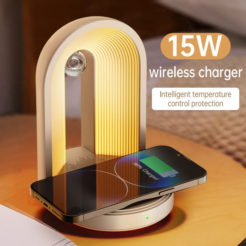 Mobie Wireless Charging Bluetooth Speaker Night Lamp 15W U3