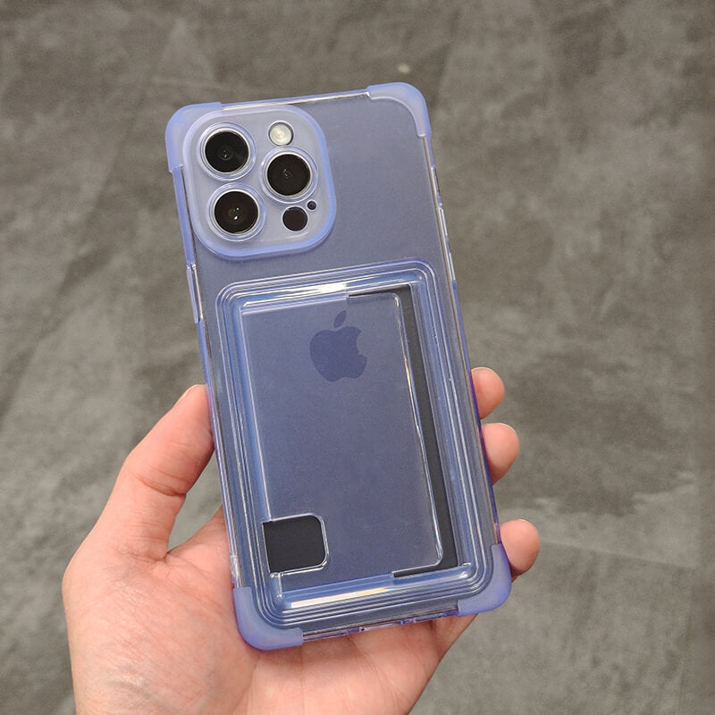 iPhone 7P/8P Anti Drop Phone Case with Card Pocket