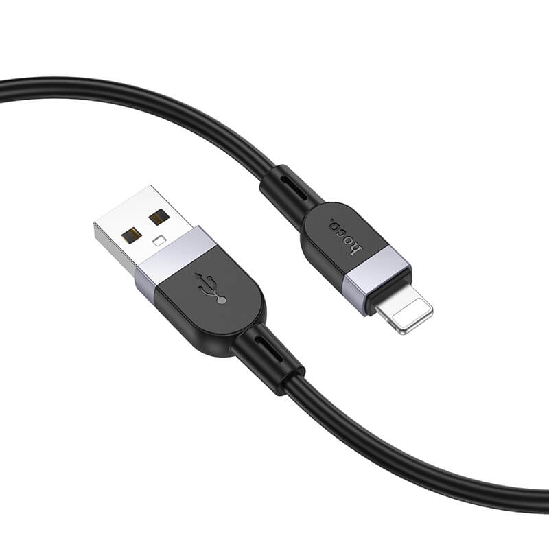 Hoco Soft Silicon Lightning to Type-C Charging Data Cable 2m X109