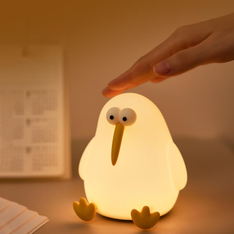Mobie Adorable Kiwi Bird Silicone Touch Night Light