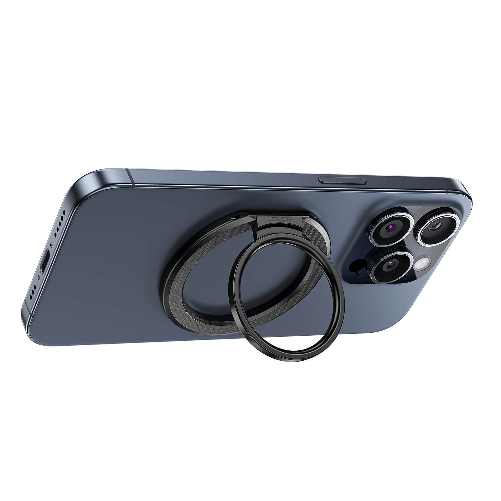 Acefast Ultra Thin Phone Grip 360° Magnetic Metal Ring Phone Stand P1
