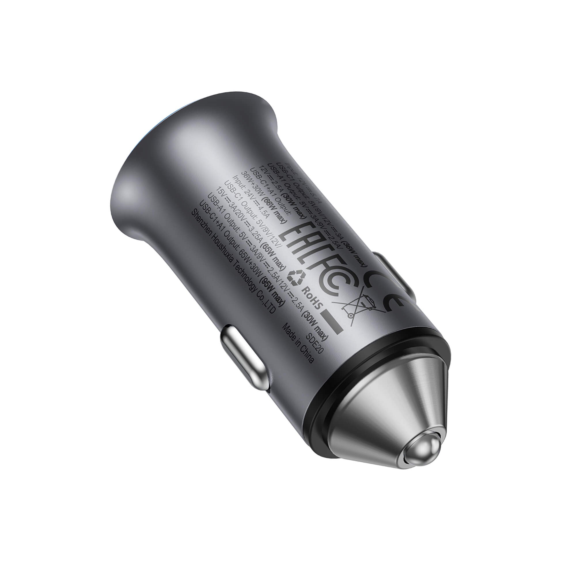 Acefast Dual Port Fast Charger Type-C & USB-A 95W (65W+30W) B16