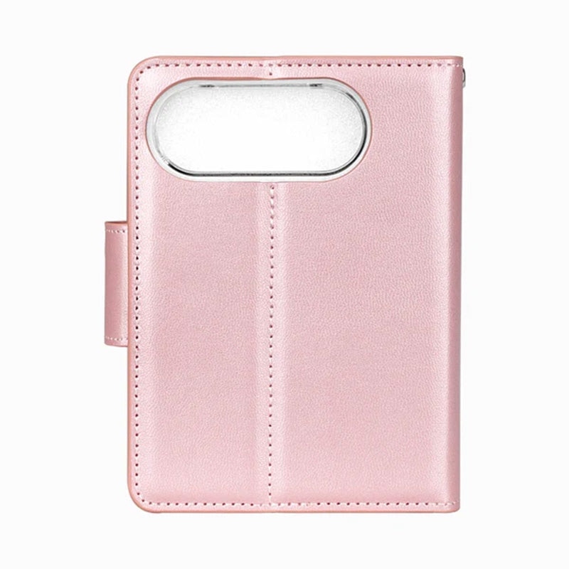 Hanman Mill Series Leather Wallet Flip Case Compatible with iPhone Duo