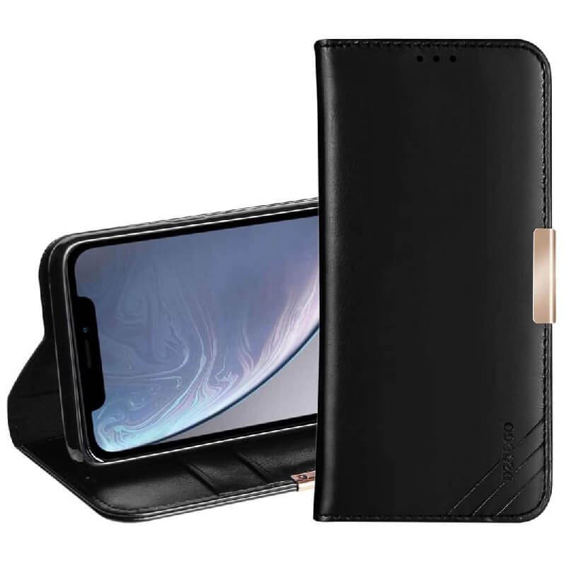 iPhone 12Pro Max DZGOGO Genuine Leather Wallet Case Cover