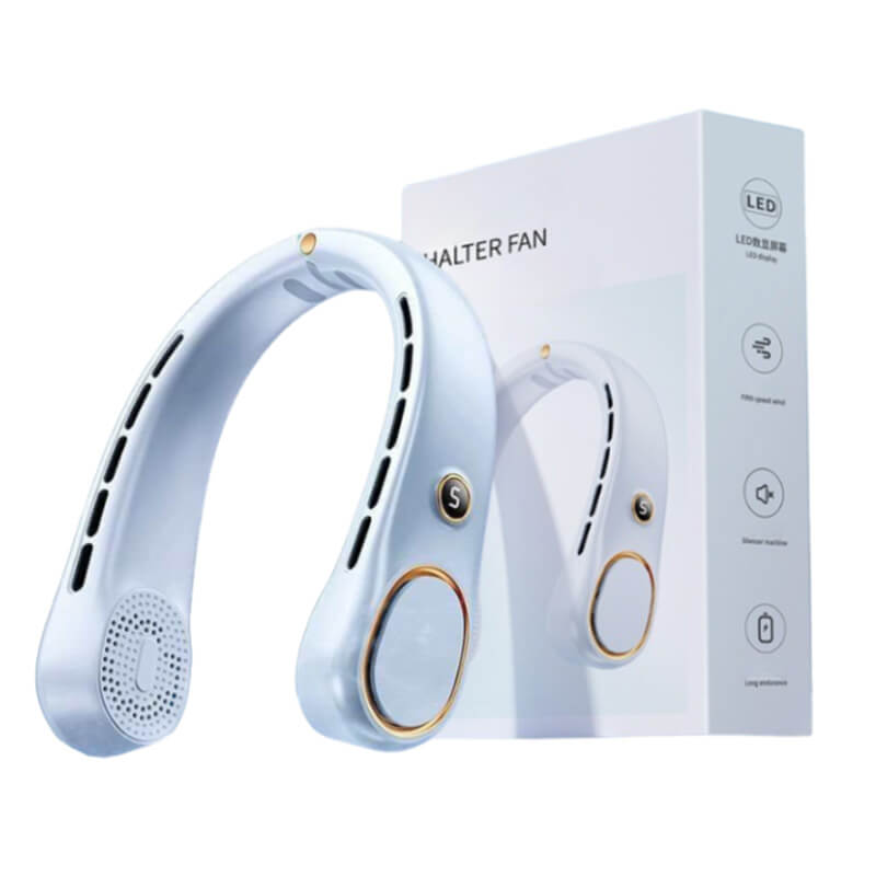 Mobie 8-Core Turbo Cooling 1200mAh Battery Wearable Neck Fan Z301