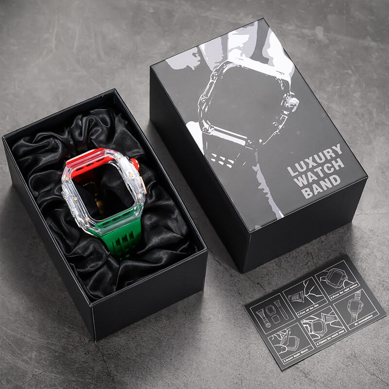 iWatch One-Click Installation Durable Protective Case & Band 44/45mm