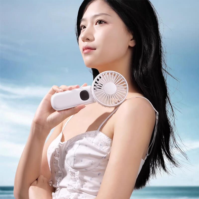 Mobie Lightweight 180° Foldable Cooling Fan with Lanyard