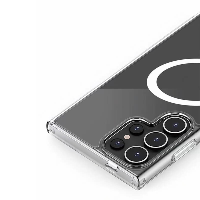 Crystal Shield Series Magnetic Clear Compatible with Samsung S24 Plus 2024 Case