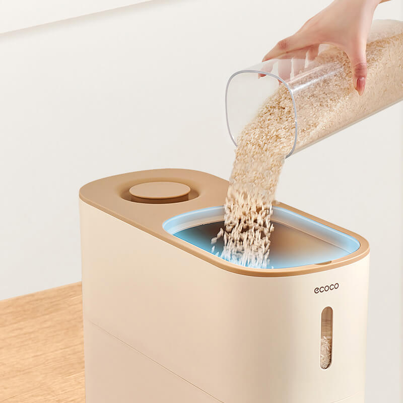 Mobie Smart Knob Control Rice Dispenser with Airtight Storage 5kg E24205