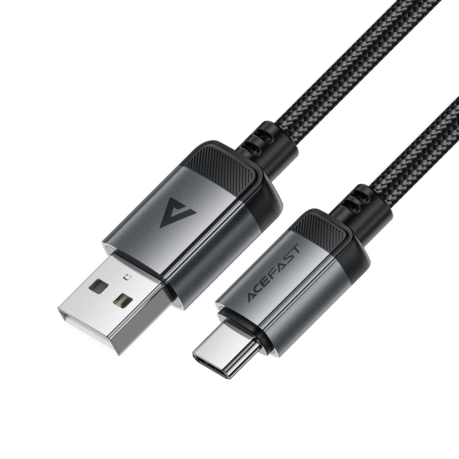 Acefast USB-A to USB-C 3A Fast Charging Aluminum Alloy Braided Data Cable 1.2m