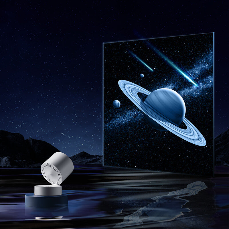 Mobie Timing Star Sky Projector Lamp with Built-In White Noise