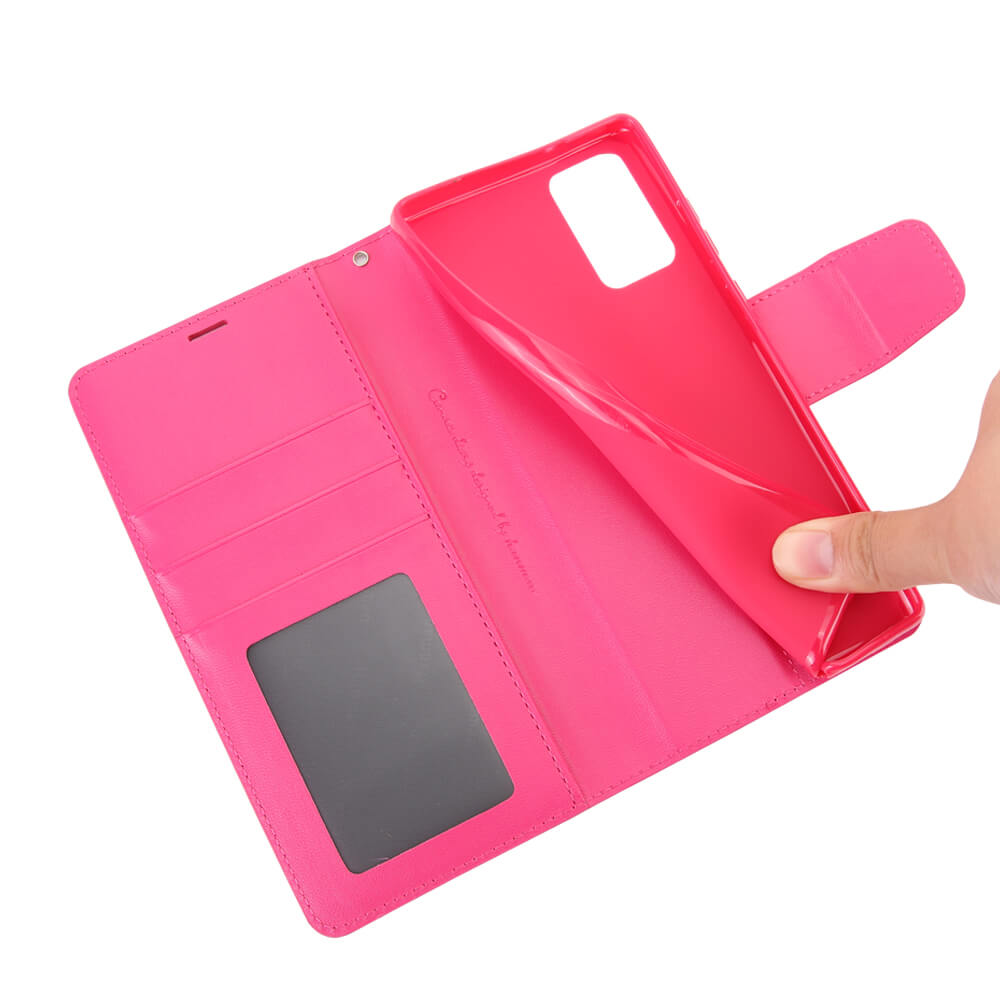 Samsung Galaxy Note 10 2019 Hanman Mill Series Leather Wallet Flip Case