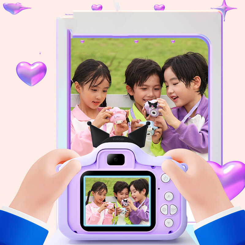 Mobie Sanrio Characters Fun Cute Kids Camera with 32G SD card & Lanyard 1080P K70
