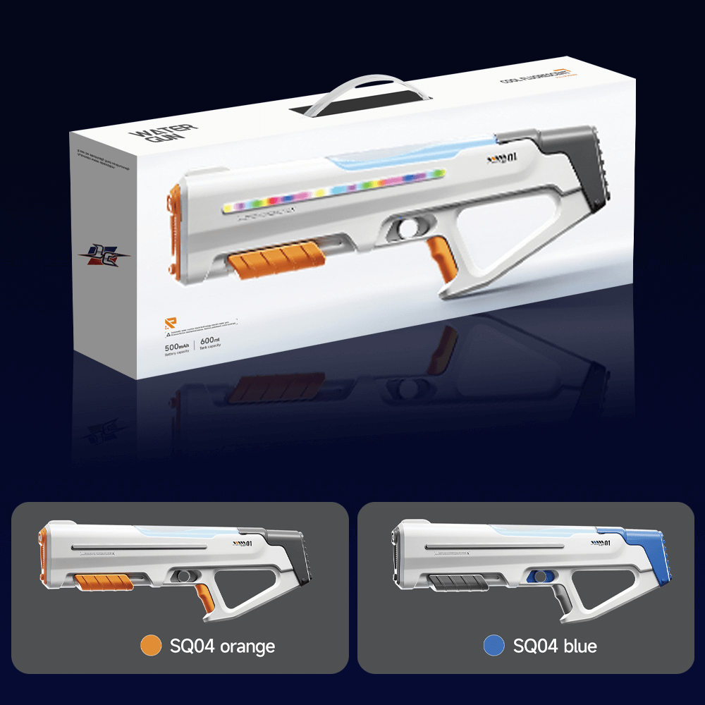 Mobie Auto Suction Electric Water Gun with LED Lights for Kids 8+