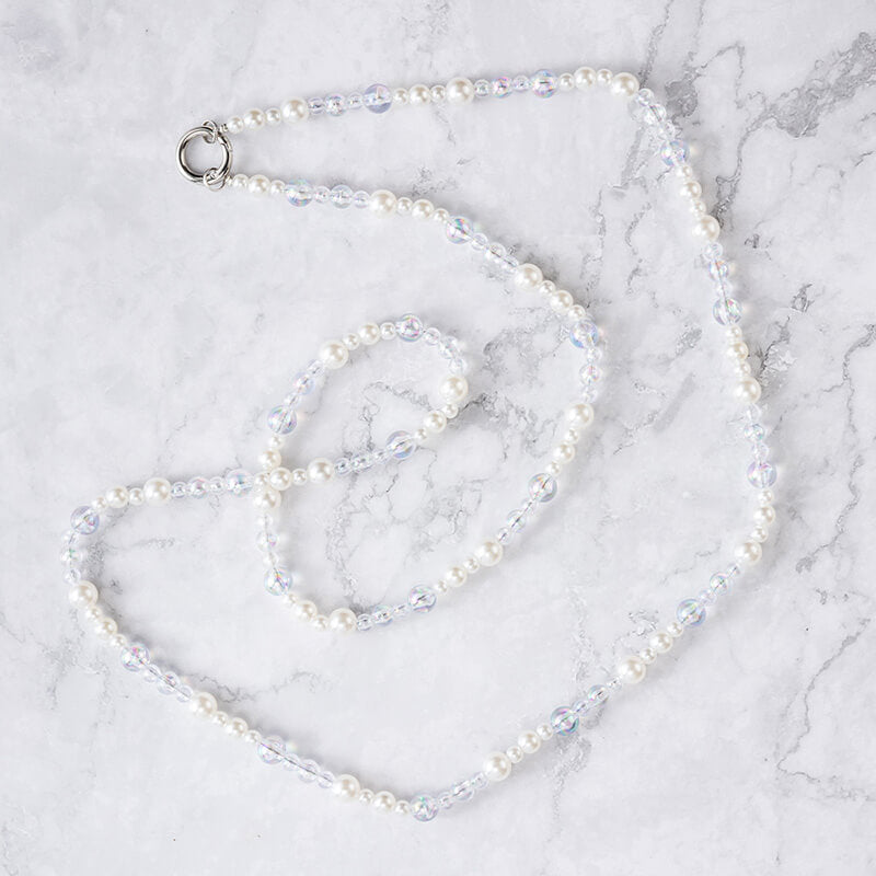 Mobie Elegant Pearl Phone Lanyard Anti Drop Neck Strap 61cm