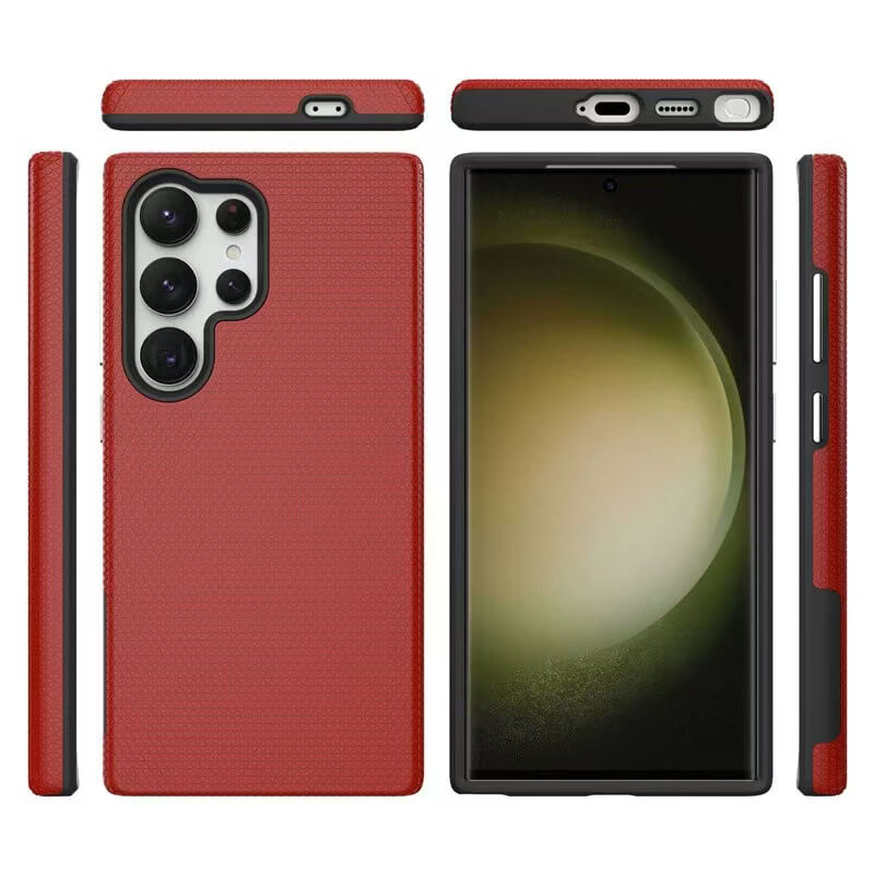 iPhone X Military Shockproof TPU PC Dual Layer Triangle Case