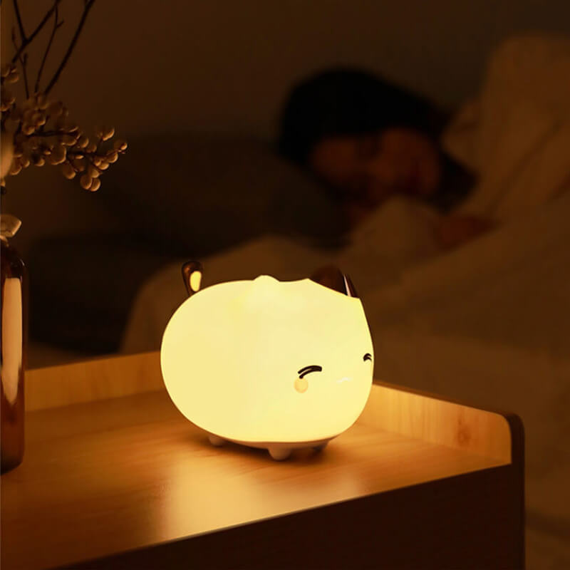 Baseus Adorable Dog Silicone RGB Mode Night Pat Light DGAM-B02