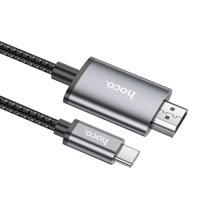 hoco. USB-C to HDMI 4K Video Cable for Laptops & Tablets 2M/6.6ft