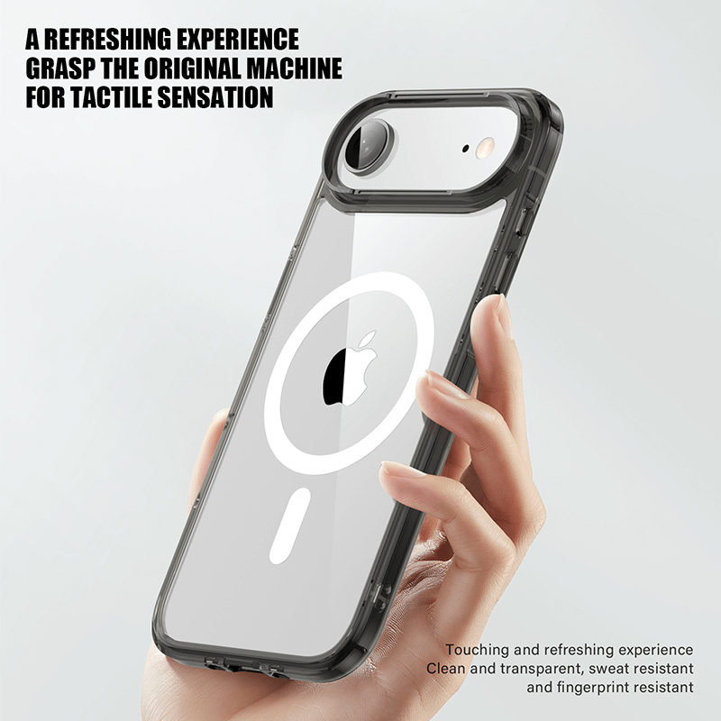 iPhone 17 Air Aurora Magsafe Series Crystal Transparent Phone Case