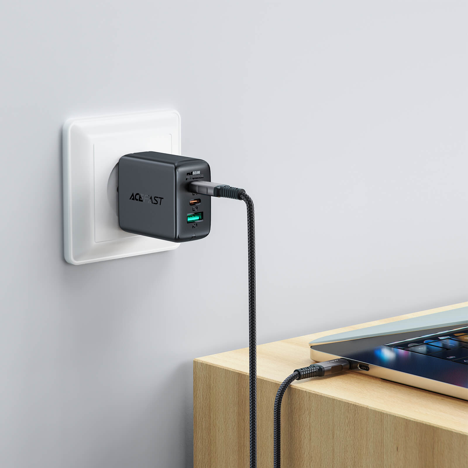 Acefast Type-C to Type-C Audio/Video Transmission Full-featured Data Cable C1-09