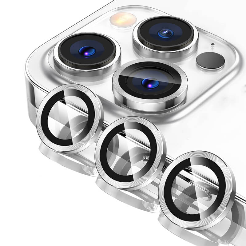 iPhone 11 Pro 9H Multicolor Tempered Glass Individual Camera Lens Cover Protector