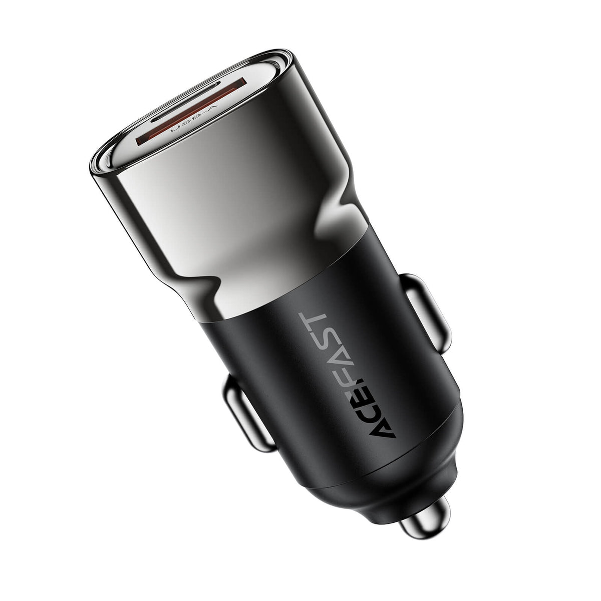 Acefast PD 45W USB-C USB-A Dual Port Car Charger B20