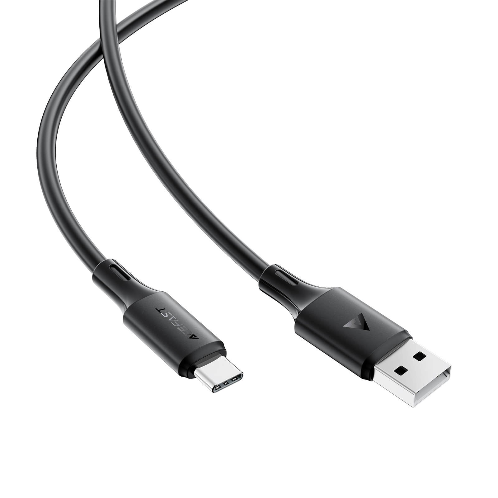 Acefast USB-A to Type-C Silicon TPU 3A Charging Data Cable C17-04