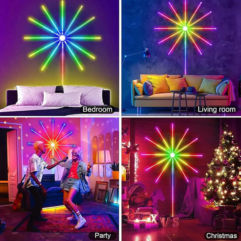 Mobie Smart RGB LED Strip Lights with Music Sync and Firework Effects