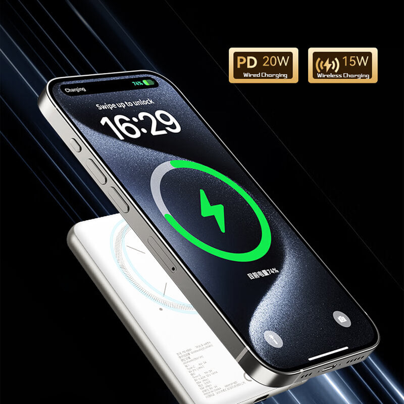 TOTU Slim Alloy Body Magsafe Wireless Power Bank 20W 10000mAh