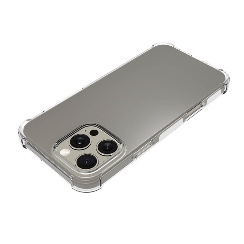 iPhone 16 Pro Soft TPU Shockproof Clear Phone Case