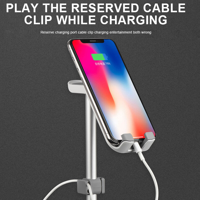 SAIJI Premium Metal 2-in-1 Headphone Stand and Cell Phone Stand YZ-103