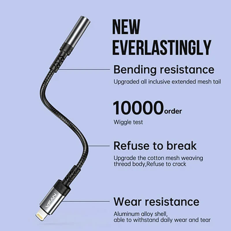 VFAN Lightning to 3.5mm Audio Adapter L12-L