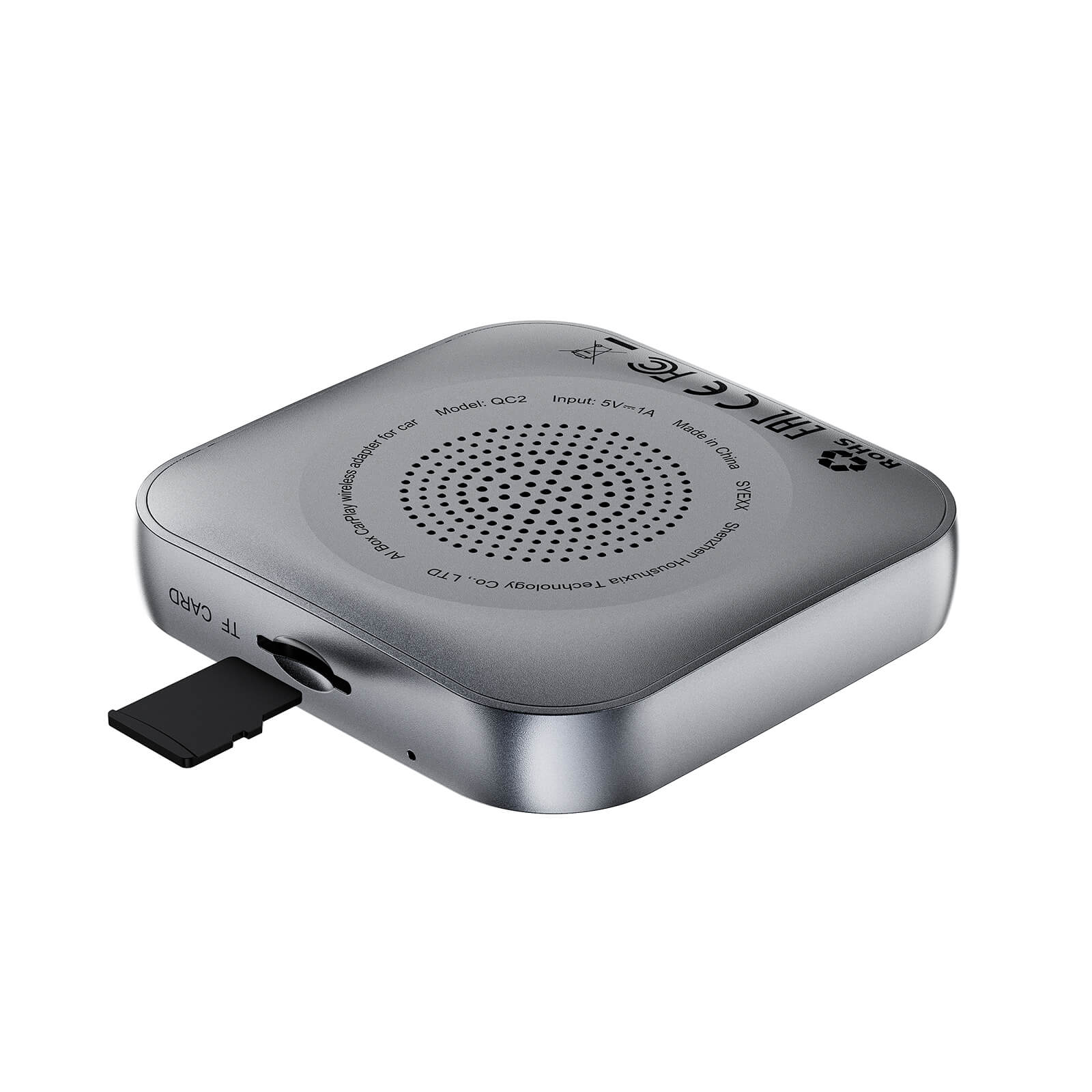 Acefast Wireless CarPlay Android Auto Adapter with Streaming Apps QC2