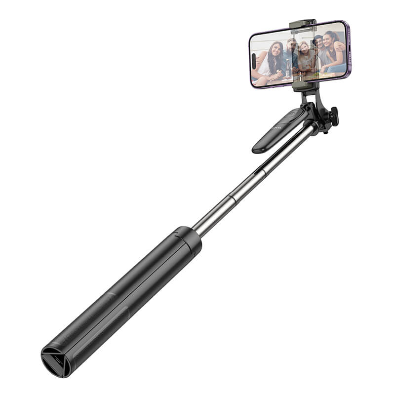 hoco Premium Selfie Stick with Bluetooth Remote & Tripod Stand for Smartphones K19