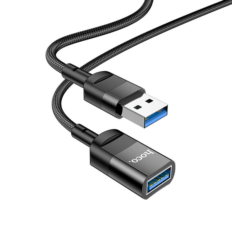 hoco USB-A Male to USB-A Female Extension Charging Data Cable 1.2m U107A