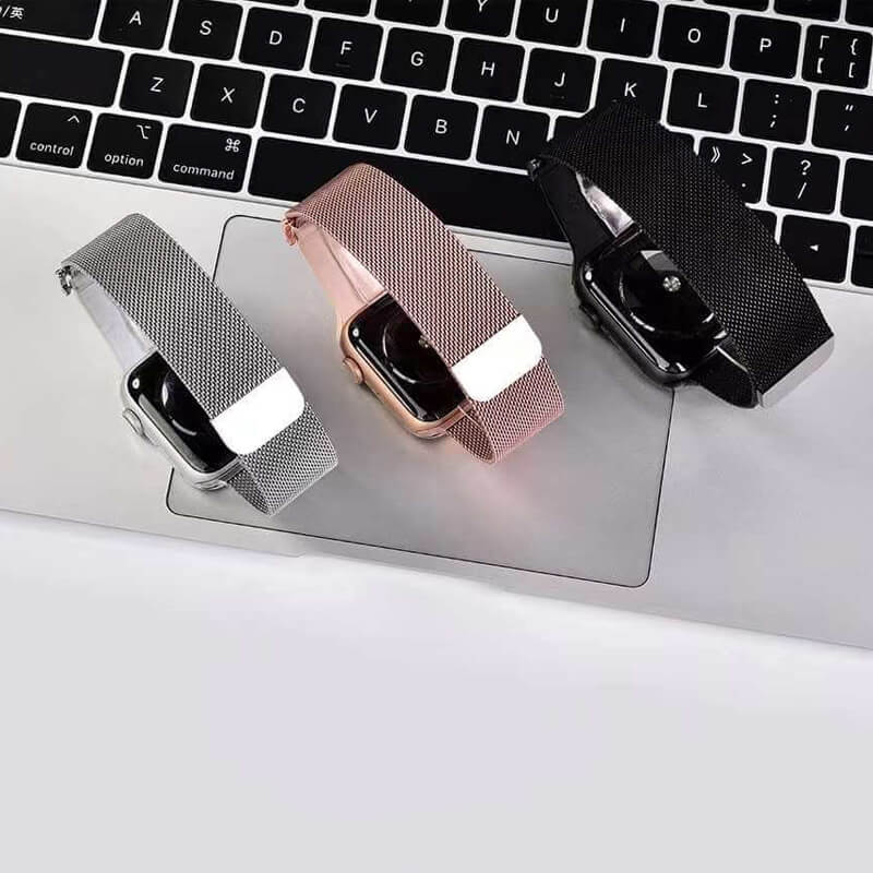 Mobie iWatch Classic Milan Metal & Leather Exquisite Strap Watch Band (42/44mm) WH5296
