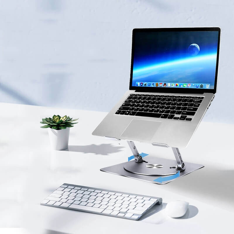 SAIJI Aluminum Alloy 360° Rotating Tablets & Laptops Stand D092