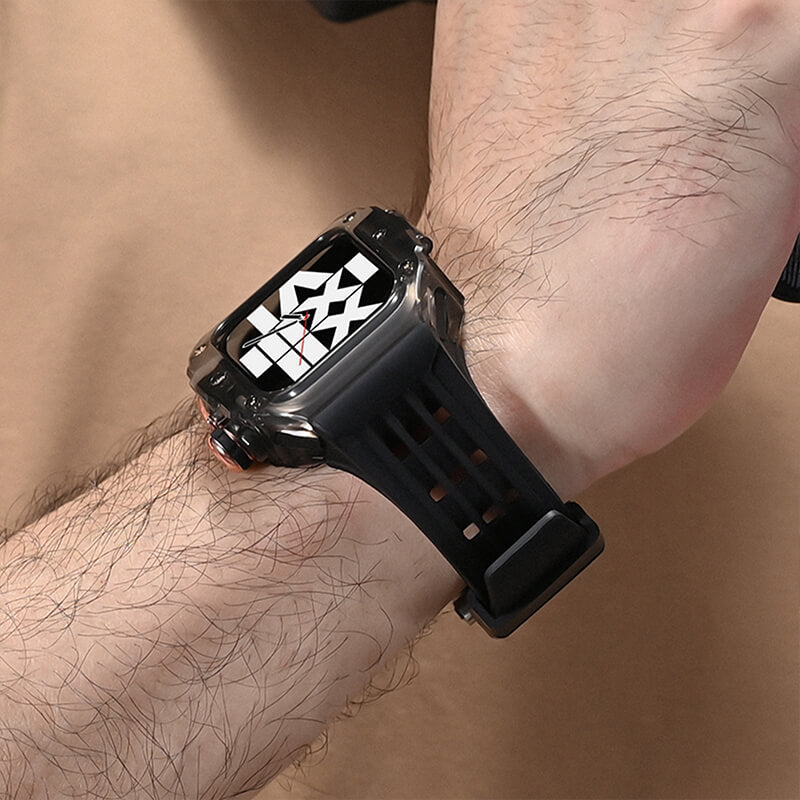 iWatch One-Click Installation Durable Protective Case & Band 44/45mm